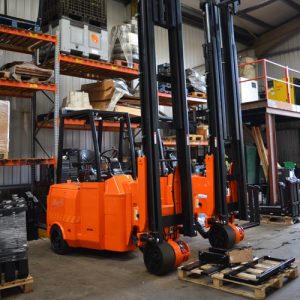 Secondhand VNA Articulated Forklifts, Refurbished Bendi B3 Series