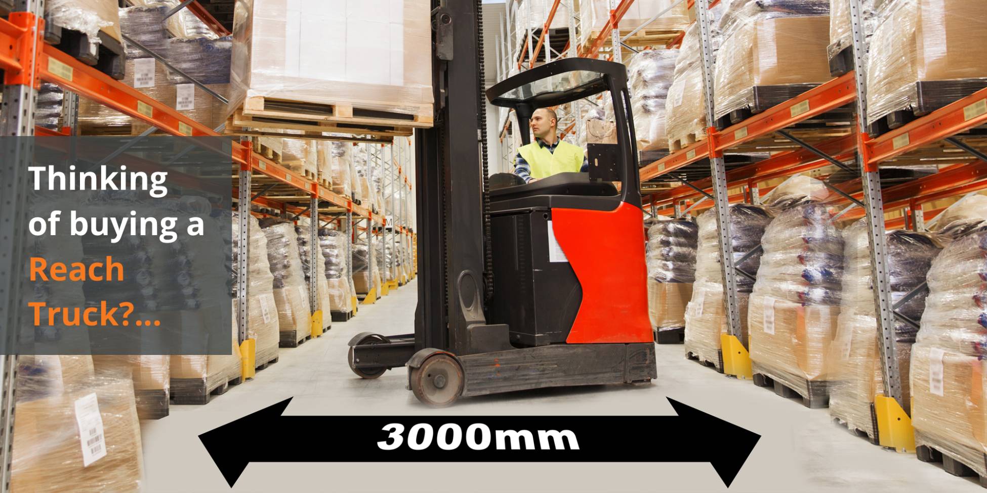 Translift Reach Truck | Narrow Aisle Forklift Graphic