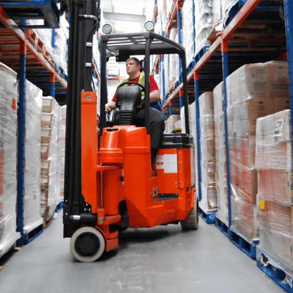 Why Compromise? Bendi Articulated Forklift Aisle Image