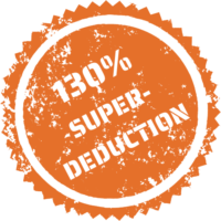 130% Tax Super-Deduction stamp