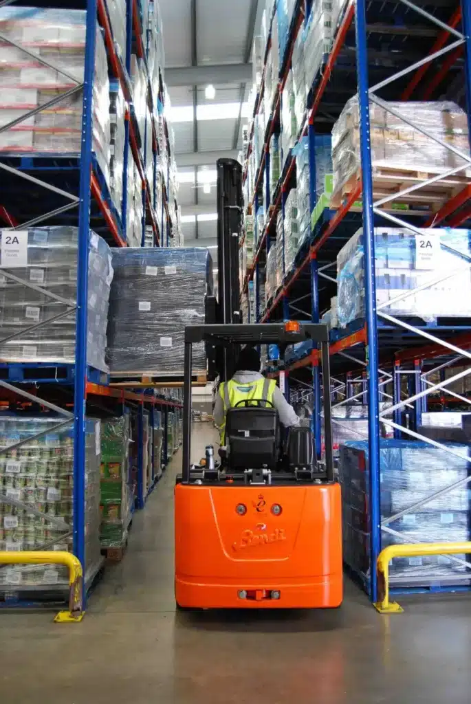Bendi Articulated forklift